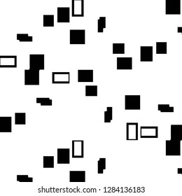 Abstract vector monochrome background. Halftone illustration pattern