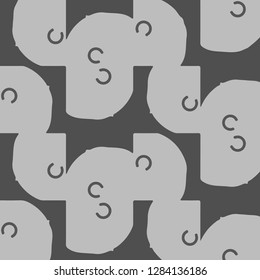 Abstract vector monochrome background. Halftone illustration pattern