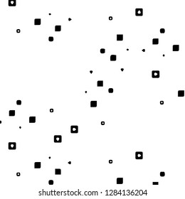 Abstract vector monochrome background. Halftone illustration pattern