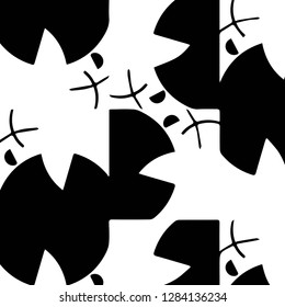Abstract vector monochrome background. Halftone illustration pattern