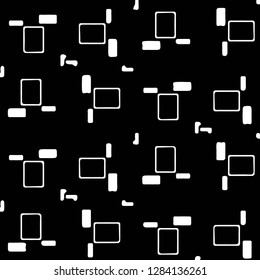 Abstract vector monochrome background. Halftone illustration pattern