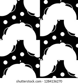 Abstract vector monochrome background. Halftone illustration pattern