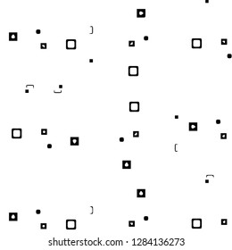 Abstract vector monochrome background. Halftone illustration pattern