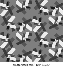 Abstract vector monochrome background. Halftone illustration pattern