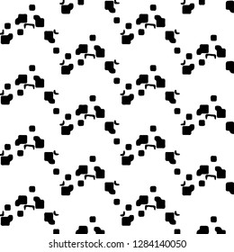 Abstract vector monochrome background. Halftone illustration pattern