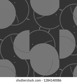 Abstract vector monochrome background. Halftone illustration pattern