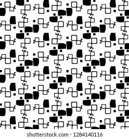 Abstract vector monochrome background. Halftone illustration pattern