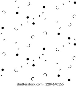 Abstract vector monochrome background. Halftone illustration pattern
