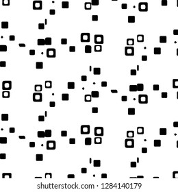 Abstract vector monochrome background. Halftone illustration pattern