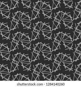 Abstract vector monochrome background. Halftone illustration pattern