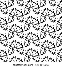 Abstract vector monochrome background. Halftone illustration pattern