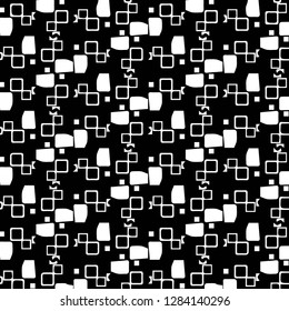 Abstract vector monochrome background. Halftone illustration pattern