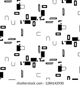 Abstract vector monochrome background. Halftone illustration pattern