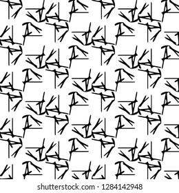 Abstract vector monochrome background. Halftone illustration pattern