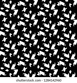 Abstract vector monochrome background. Halftone illustration pattern