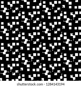 Abstract vector monochrome background. Halftone illustration pattern