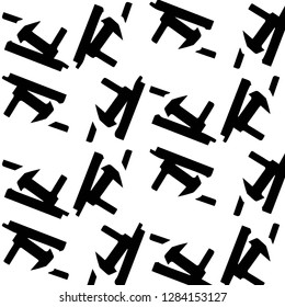 Abstract vector monochrome background. Halftone illustration pattern