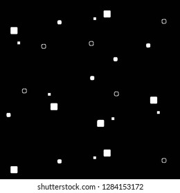 Abstract vector monochrome background. Halftone illustration pattern