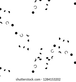 Abstract vector monochrome background. Halftone illustration pattern
