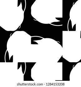Abstract vector monochrome background. Halftone illustration pattern