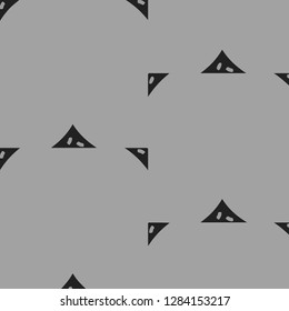 Abstract vector monochrome background. Halftone illustration pattern