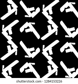 Abstract vector monochrome background. Halftone illustration pattern