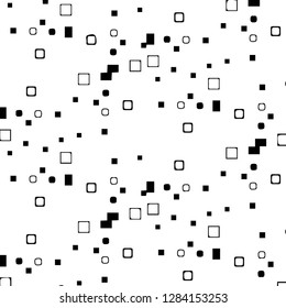 Abstract vector monochrome background. Halftone illustration pattern