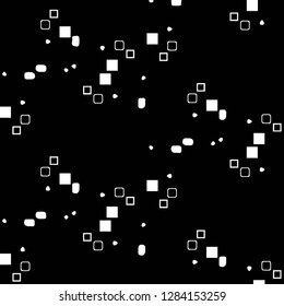 Abstract vector monochrome background. Halftone illustration pattern