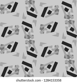 Abstract vector monochrome background. Halftone illustration pattern