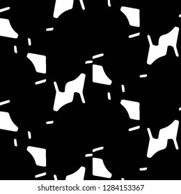 Abstract vector monochrome background. Halftone illustration pattern