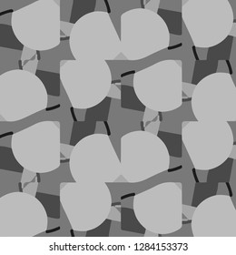 Abstract vector monochrome background. Halftone illustration pattern