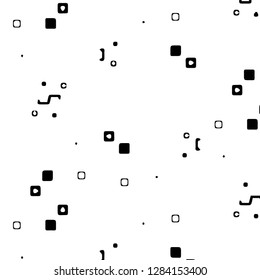 Abstract vector monochrome background. Halftone illustration pattern