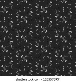 Abstract vector monochrome background. Halftone illustration pattern