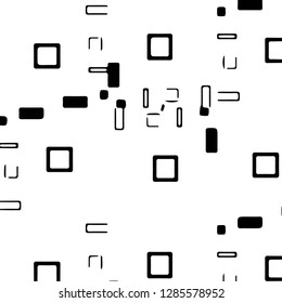 Abstract vector monochrome background. Halftone illustration pattern