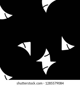 Abstract vector monochrome background. Halftone illustration pattern