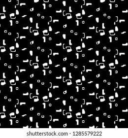 Abstract vector monochrome background. Halftone illustration pattern