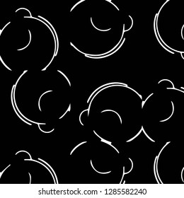 Abstract vector monochrome background. Halftone illustration pattern