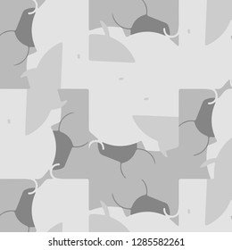 Abstract vector monochrome background. Halftone illustration pattern