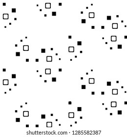 Abstract vector monochrome background. Halftone illustration pattern
