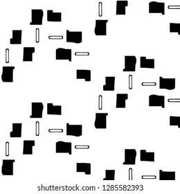 Abstract vector monochrome background. Halftone illustration pattern