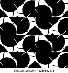 Abstract vector monochrome background. Halftone illustration pattern