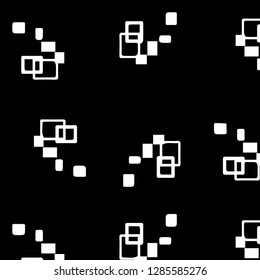 Abstract vector monochrome background. Halftone illustration pattern