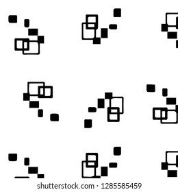 Abstract vector monochrome background. Halftone illustration pattern