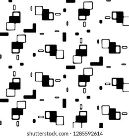 Abstract vector monochrome background. Halftone illustration pattern
