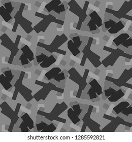 Abstract vector monochrome background. Halftone illustration pattern