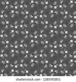 Abstract vector monochrome background. Halftone illustration pattern