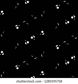 Abstract vector monochrome background. Halftone illustration pattern
