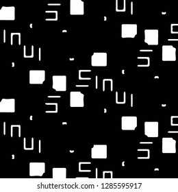 Abstract vector monochrome background. Halftone illustration pattern