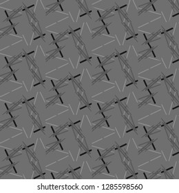 Abstract vector monochrome background. Halftone illustration pattern
