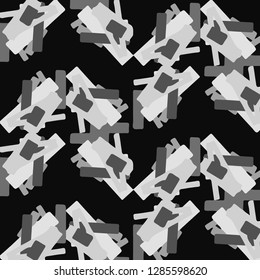 Abstract vector monochrome background. Halftone illustration pattern
